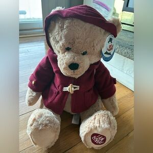 Helzberg Diamonds Plush Bear with Burgundy Coat